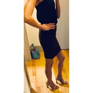 Brand New Abi Ferrin Dark Brown Capri Skirt